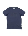 Superga Toddler Girl T-shirt Navy Blue Size 7 Cotton In Navy Blue