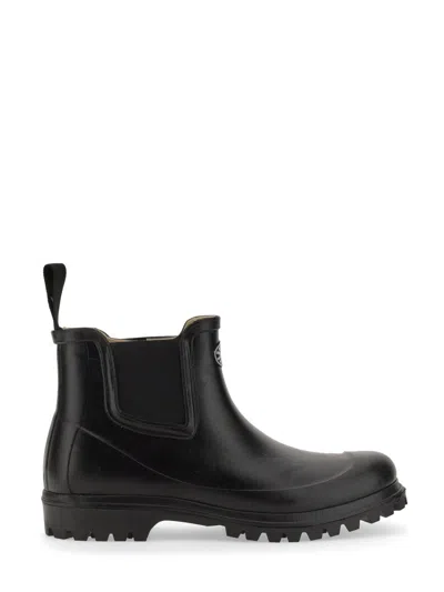 Superga Vulcanized Rubber Mid Boot For Women In Black