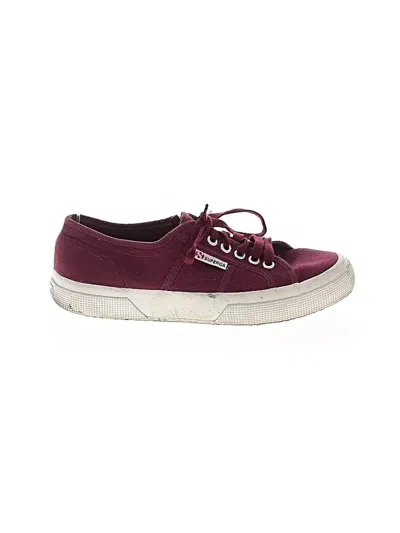 Pre-owned Superga Water Shoes In Burgundy