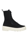 Superga Woman Ankle Boots Black Size 9.5 Textile Fibers