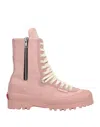 Superga Ankle Boots In Pink