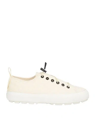 Superga Woman Sneakers Beige Size 9 Nylon