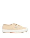 Superga Woman Sneakers Beige Size 6 Textile Fibers In Nude