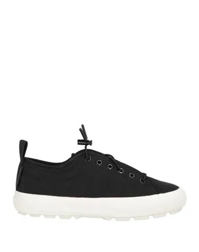Superga Woman Sneakers Black Size 8 Nylon