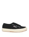 Superga Woman Sneakers Navy Size 5 Textile Fibers In Black