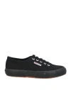 Superga Woman Sneakers Black Size 7.5 Textile Fibers In Black