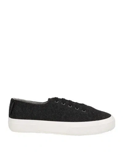 Superga Woman Sneakers Steel Grey Size 9.5 Textile Fibers