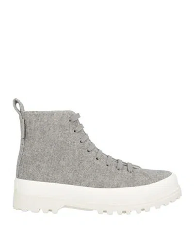 Superga Woman Sneakers Grey Size 9.5 Textile Fibers