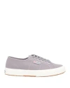 Superga Woman Sneakers Grey Size 9 Textile Fibers In Gray
