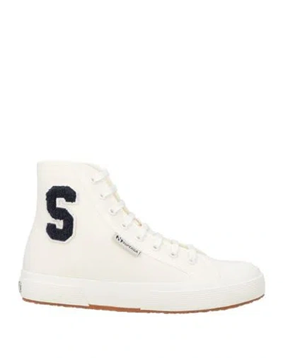 Superga Woman Sneakers Ivory Size 7.5 Textile Fibers In White