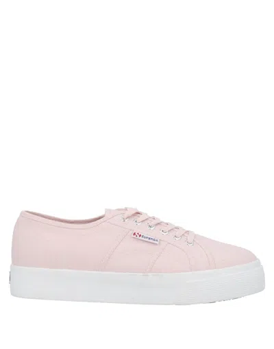 Superga Woman Sneakers Light Pink Size 5 Textile Fibers