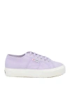 Superga Woman Sneakers Lilac Size 7.5 Textile Fibers In Purple