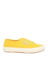 Superga Woman Sneakers Mandarin Size 9 Textile Fibers In Yellow