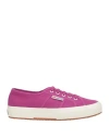 Superga Woman Sneakers Mauve Size 7 Textile Fibers
