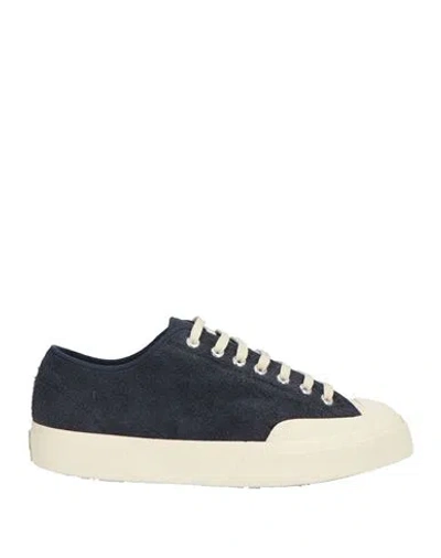 Superga Woman Sneakers Navy Size 8 Leather