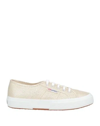 Superga Woman Sneakers Platinum Size 8 Textile Fibers In Grey