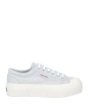 Superga Woman Sneakers Sky Blue Size 6.5 Textile Fibers