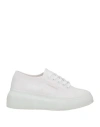 Superga Woman Sneakers White Size 9.5 Textile Fibers In White