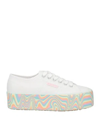 Superga Woman Sneakers White Size 6 Textile Fibers