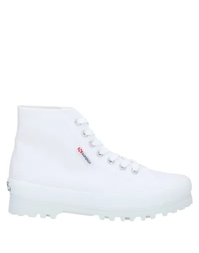 SUPERGA SUPERGA WOMAN SNEAKERS WHITE SIZE 6 TEXTILE FIBERS,17053848AB 7