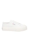 Superga Woman Sneakers White Size 6.5 Textile Fibers In White