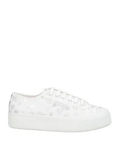 Superga Woman Sneakers White Size 6.5 Textile Fibers
