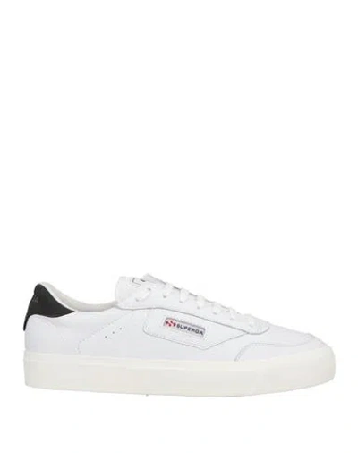 Superga Woman Sneakers White Size 7.5 Leather
