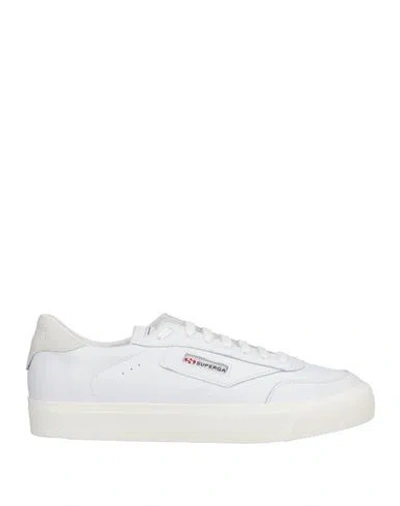 Superga Woman Sneakers White Size 7.5 Leather