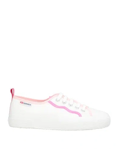 Superga Woman Sneakers White Size 7.5 Textile Fibers