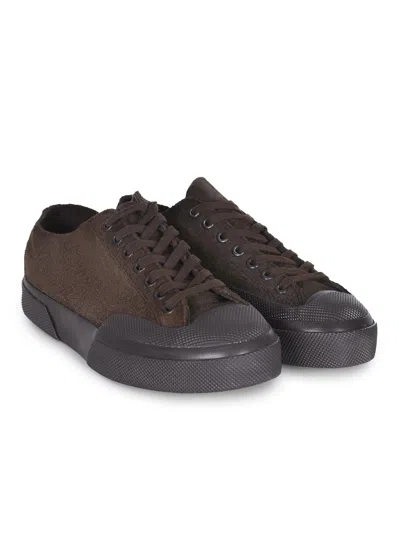 Superga Lace-up Sneakers In Brown