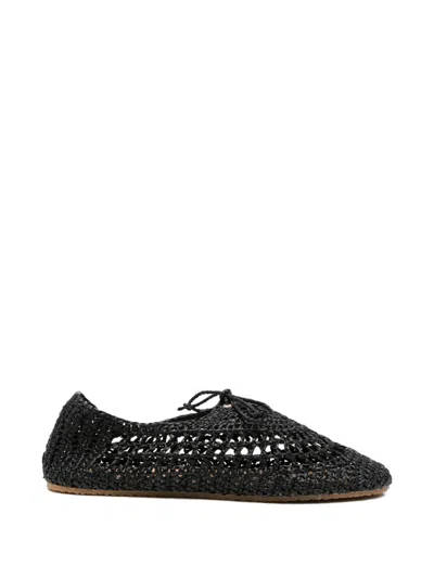 Superga Woven Lace-up Shoes In Black