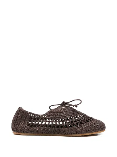Superga Woven Lace-up Shoes In Blue