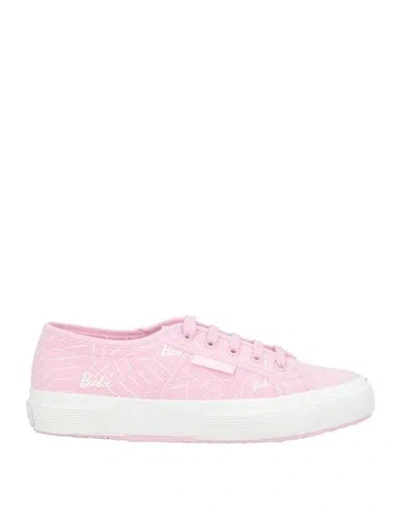 Superga X Barbie Woman Sneakers Light Pink Size 7.5 Textile Fibers