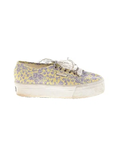 Pre-owned Superga X Loveshackfancy Sneakers In White