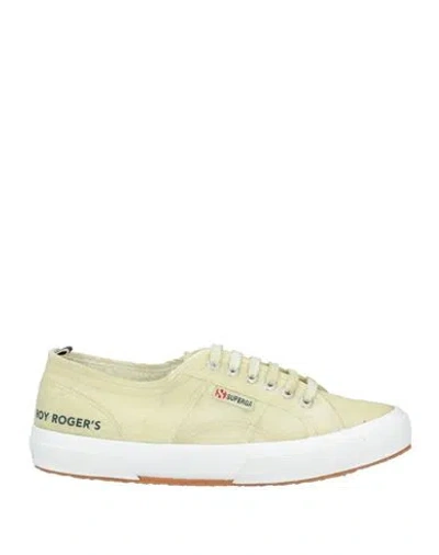 Superga X Roÿ Roger's Woman Sneakers Light Green Size 8 Textile Fibers