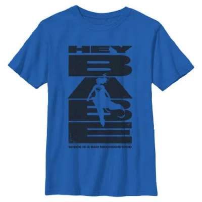 Supergirl Kids' Boy's  Hey Babe Kara Silhouette  Graphic T-shirt In Blue