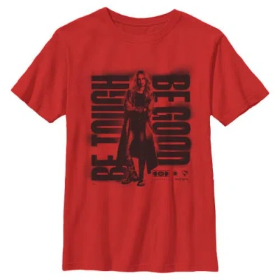 Supergirl Kids' Boy's  Kara Be Good  Graphic T-shirt In Red