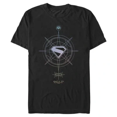 Supergirl Geometric Logo  Graphic T-shirt In Black