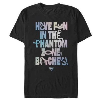 Supergirl Have Fun In The Phantom Zone  Graphic T-shirt In Black