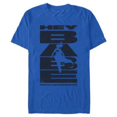 Supergirl Hey Babe Kara Silhouette  Graphic T-shirt In Blue