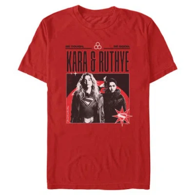 Supergirl Kara And Ruthye  Graphic T-shirt In Red
