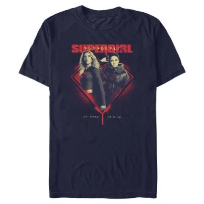 Supergirl Kara And Ruthye Logo  Graphic T-shirt In Black