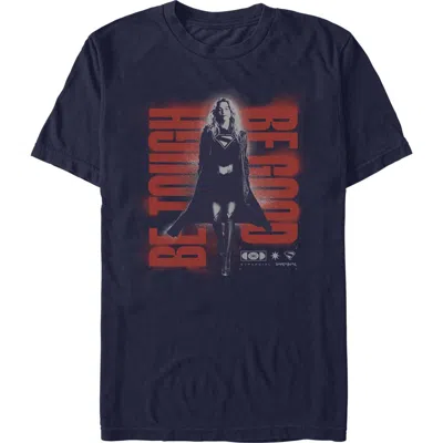 Supergirl Kara Be Tough  Graphic T-shirt In Blue