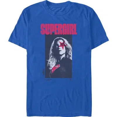 Supergirl Kara Star Poster  Graphic T-shirt In Red