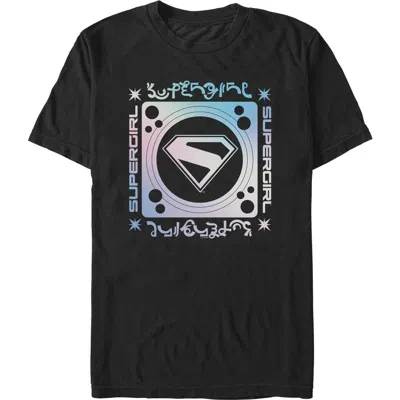 Supergirl Kryptonian Logo  Graphic T-shirt In Black