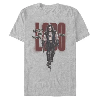 Supergirl Ruthless And Feared Portrait  Graphic T-shirt In Purple
