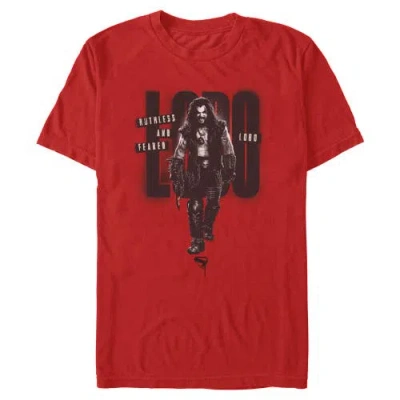 Supergirl Ruthless And Feared Pose  Graphic T-shirt In Red