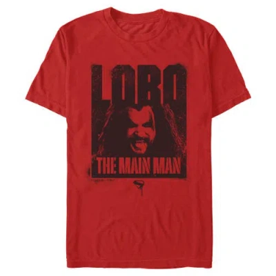 Supergirl The Main Man  Graphic T-shirt In Red