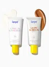 Supergoop 2-in-1 Beauty Booster Set Sunscreen Sunset !