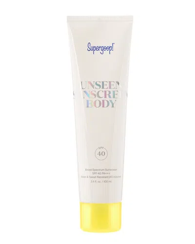 Supergoop 3.4oz Unseen Sunscreen Body Spf 40 In White